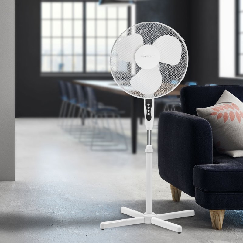 CLATRONIC staande ventilator VL 3603 S, zwart, 400 mm diameter, 3 snelheden